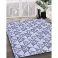 thumbnail image 3 of Ahgly Company Tapis d'Intérieur Lavable en Machine Carré Lavande Bleu, 8 Pieds Carré, 3 of 7