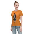 thumbnail image 4 of T-Shirt Basique à Manches Courtes pour Femmes Demon Slayer : Tanjirou et Nidouzi, 4 of 6