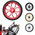 thumbnail image 2 of Easy Installation Aluminum Alloy Easy Wheels for Brompton Folding Bike 82mm Diameter Multiple Colors Available, 2 of 10