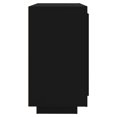 thumbnail image 2 of vidaXL Sideboard Black 80x40x75 cm Engineered Wood, 2 of 5