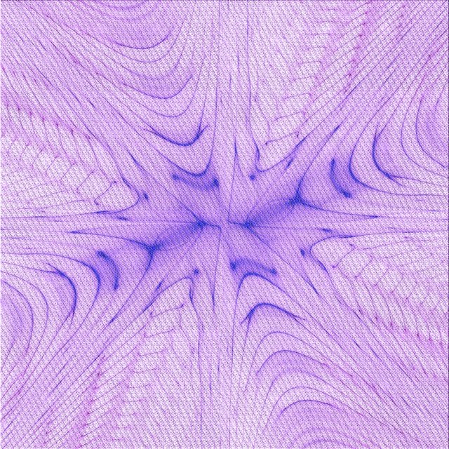 Ahgly Company Machine Washable Indoor Square Transitional Heliotrope Purple Area Rugs, 8' Square