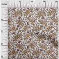 thumbnail image 2 of oneOone Silk Tabby Brown Fabric Florals Craft Projects Decor Fabric Printed By The Yard 42 Inch Wide, 2 of 4