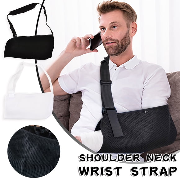 Arm Support,Wrist Elbow Dislocation Relief,Breathable Mesh Shoulder Sling,Men & Women,Comfortable Strap,Dislocated Shoulder Support,Arm Sling for Fracture,Post-Surgery Care,Lightweight,Easy to Wear