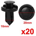 thumbnail image 2 of REGALWOVEN 10mm Hole Retainers Clips Plastic Drive Rivets Flaps Bumper Fender Push Clips for Honda for Acura 20pcs, 2 of 2