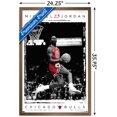 thumbnail image 2 of Michael Jordan - Dunk Wall Poster, 14.725" x 22.375" Framed, 2 of 4