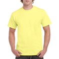 thumbnail image 1 of Gildan Mens Heavy Cotton T-Shirt, S, Cornsilk, 1 of 2
