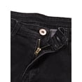 thumbnail image 3 of FOCUSNORM Men Casual Ripped Hole Jeans, Middle Waist Pencil Denim Trousers, 3 of 8