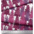 thumbnail image 2 of Soimoi Satin Silk Fabric Cedar Tree Print Fabric by the Yard 42 Inch Wide, 2 of 5