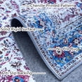 thumbnail image 4 of JV Home Tapis Rond Oushak Multicolore 4 Pi Lavable Antidérapant, 4 of 7