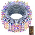 thumbnail image 1 of KNONEW 600ft 1500 LED Outdoor Christmas String Lights 8 Modes & Timer Fairy Light Plug in Waterproof Hanging Lighting for Xmas Yard Tree Wedding Party Holiday Decorations(Multicolor), 1 of 8