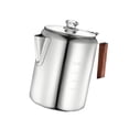 thumbnail image 3 of Tnarru Coffee Percolator Coffee Maker Comfortable Handle Large Capacity Portable Camping Coffee Pot Cookware for Kitchen Home Travel, 3 of 8