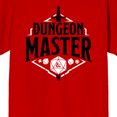 thumbnail image 2 of Dungeons & Dragons Dungeon Maître Col Rond Manches Courtes Rouge T-Shirt pour Homme-Moyen, 2 of 4