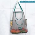 thumbnail image 1 of Oleegame 1PC Produce Storage Household Fruit And Vegetable Mesh Bag Foldable Tote Shopping Bag Reusable Tote Bag Recycling Storage Tote Bag With Side Pockets, 1 of 8