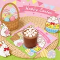 thumbnail image 4 of SASHENHG Easter Themed Disposable Tableware For Parties Including Bunny Shaped Egg Plates Paper Cups Napkins And Tablecloths Suitable For Everyday Use And Parties, 4 of 6