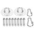 thumbnail image 3 of Hammock Fixing Set, Hammock Hanging Kit Easy To Install Stainless Steel 1000KG Bearing  For Ceiling Mounting For Hammock For Swing Hanging, 3 of 8