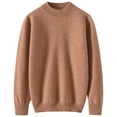 thumbnail image 4 of Posijego 4-18 Years Girls Boys Sweaters Crew Neck Solid Color Long Sleeve Knit Pullover Tops Fall Winter Clothes, 4 of 6