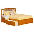 thumbnail image 1 of Atlantic Furniture Richmond Queen Storage Platform Bed in Caramel, 1 of 6
