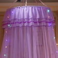 thumbnail image 3 of Mosquito Net  Princess Girl Garden Lace Bed Crown Round Hoop Mosquito Net  Four Colors, 3 of 7
