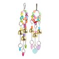 thumbnail image 1 of Bird Bells Toy, Relieve Anxiety Hanging  Bell Toy Climbing Clear Sound Safe  For Conures For Lovebirds, 1 of 8