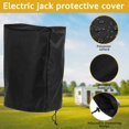 thumbnail image 4 of Electric Tongue Jack Cover   Trailer RV Electric Tongue Jack Black Protective Cover, 4 of 9