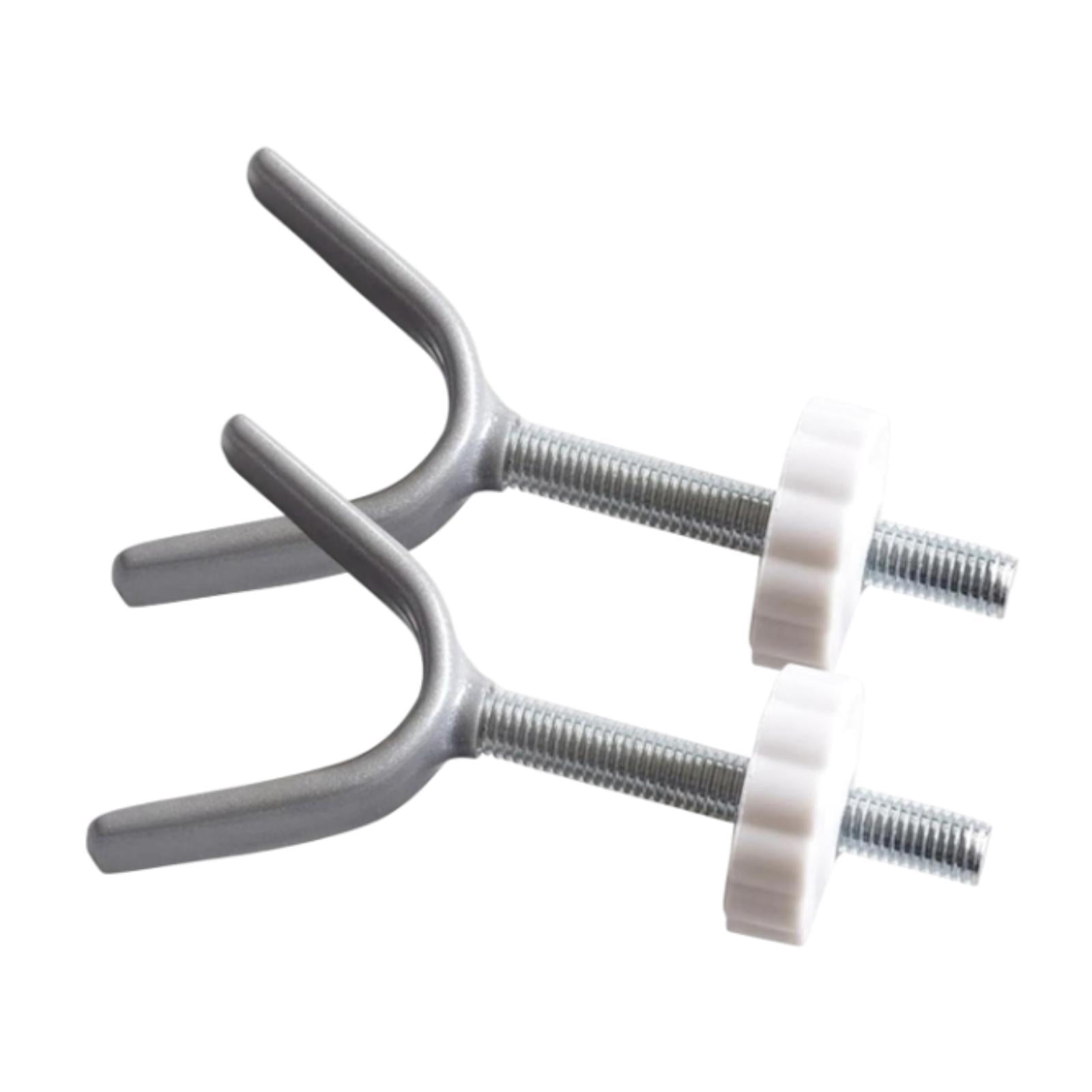 Siruishop 2 Pieces Baby Gate Banister Adapters Parts Gate Spindle Rods for Home Indoor White