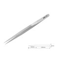 thumbnail image 1 of Stainless Steel Tweezers High Precision Elbow Fine Tip Anti-Static Repair Tool# Ss-11, 1 of 7