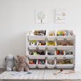 thumbnail image 2 of Humble Crew Tot Tutors SuperSized Toy Storage Organizer with 16 Storage Bins, Grey, 2 of 9