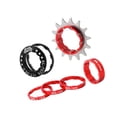 thumbnail image 2 of Entretoises de Cassette avec Adaptateur de Volant d'Inertie 14T à une Vitesse, Amovibles, 1 Vitesse, 7 8 Crans, Rouge, 2 of 9
