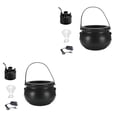 thumbnail image 3 of yingyy Halloween Witch Cauldrons Fog Maker Spooky Mist Effect Festive Decorations Safe To Wide Application black US Plug 2Set, 3 of 6