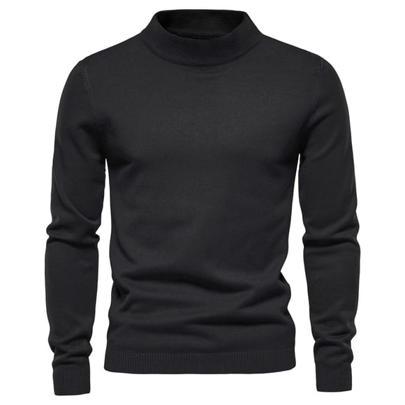 Weiqiqre Sweaters for Men Turtleneck Slim Fit Long Sleeve Sweater Pullover Solid Mens Turtle Neck Men's Sweater Highneck Thermal Shirts
