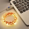 thumbnail image 2 of USB LED Light String Home Office Garden Waterproof Remote Control Timer Lamp String 10m 100LEDs Warm White, 2 of 7