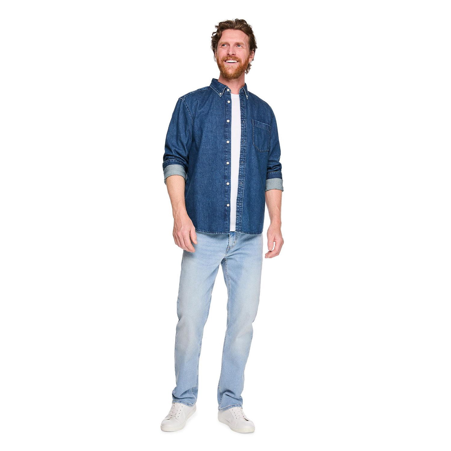 George Men's Denim Shirt