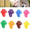 thumbnail image 1 of AMERTEER Mur de Roche en Résine Texturée Pierre Murale d'Escalade 10 Pcs Escalade Tenant des Roches d'Escalade Texturées Pierres Murales Kit Assorti pour Enfants pour Mur d'Escalade Intérieur Extérieur?Sans Vis, 1 of 6