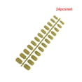 thumbnail image 2 of 1 Set Glue on Nails Medium Length Files Stick Simple Operation Full Cover Wraps Art Decals Artificial Beauty Tool Manicure Kit Decorations 15, 2 of 6