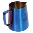 thumbnail image 2 of Pichet Mousseur au Lait, Acier Inoxydable Solide Durable pour le Bleu Crème, 2 of 8