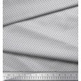 thumbnail image 2 of Soimoi Japan Crepe Satin Fabric Stripe & Triangle Small Print Sewing Fabric Yard 42 Inch Wide, 2 of 3