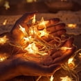 thumbnail image 4 of Christmas Decorations Indoor 40 LED Star And Spherical Shaped String Lights 20 FT Christmas Lights Battery Operated For Indoor & Outdoor, Party, Wedding And Holiday Decorations, 4 of 6