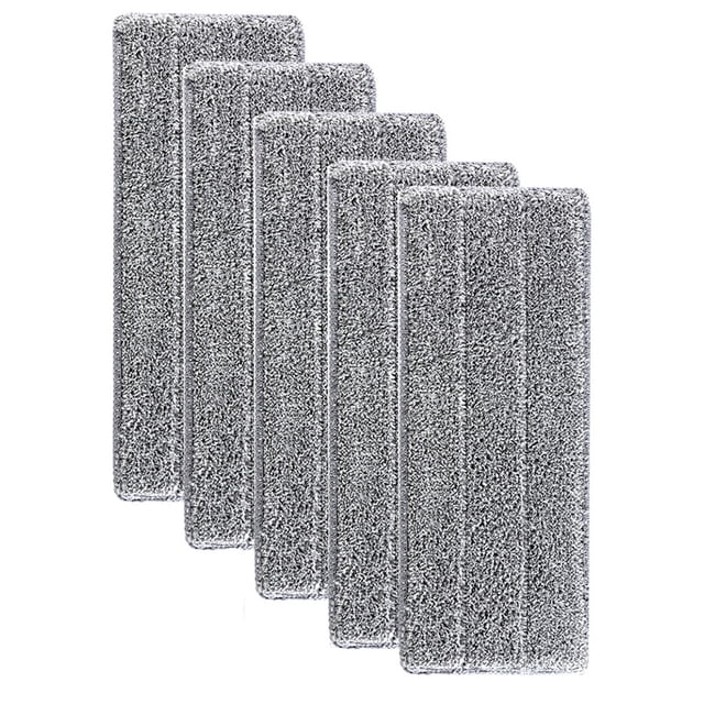 Fridja 5Pcs Replacement Microfiber Washable Spray Mop Dust Mop Household Mop Head Clean