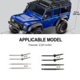 thumbnail image 3 of fastboy RCGOFOLLOW Aluminum Alloy CNC Machined Rear CVD Shaft For 1/18 Rc Rear CVD Shaft Trx4m RC Car Part RC Car Accessories Silver, 3 of 6