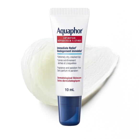 Aquaphor Lip Repair Lip Ointment for Extremely Dry, Chapped and Cracked Lips
