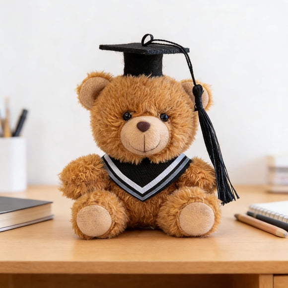 Roiihwy Teddy Bear Bear Plush Cadeaux de Remise des Diplômes pour Elle Animaux en Peluche, Jouets pour Bébé avec Toque et Toge Collège Secondaire Remise des Diplômes École Préscolaire Maternelle Cadeaux pour Garçons Filles