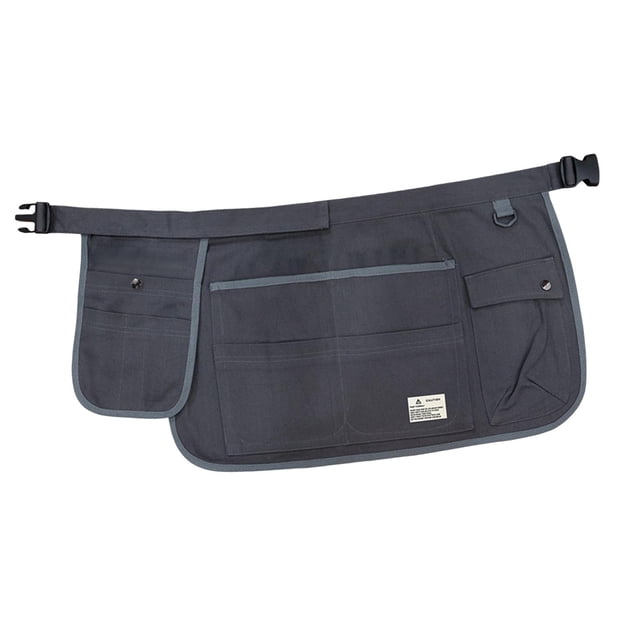 Half Waist Apron Utility Belt Convenient Portable Adjustable Waist Bag Organizer gray