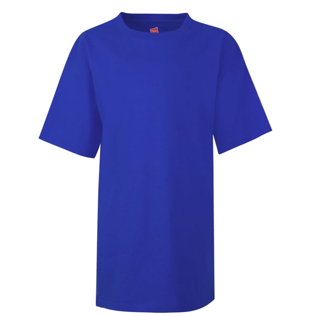 Hanes Nano-T Kids` T-Shirt, XL, Deep Royal
