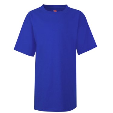 Hanes Nano-T T-Shirt pour Enfants, TG, Bleu Royal Foncé