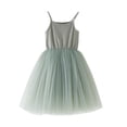 thumbnail image 1 of Robe Tutu 2025 s Robe Sans Manches à Fleurs Robe Tutu en Coton Robe de Noël 18 Mois Robes en Tulle Robe en Tulle à Bretelles Sans Manches Princesse, 1 of 6