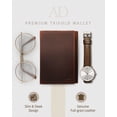 thumbnail image 2 of Trifold Wallets For Men RFID - Leather Slim Mens Wallet With ID Window Front Pocket Wallet Gifts For Men, 2 of 6