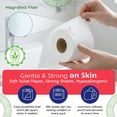 thumbnail image 3 of 24-Roll Bamboo Toilet Paper, Individually Wrapped 2-Ply Tissue Paper for Home, RV, and Camping, Soft, Strong, Septic Safe, Biodegradable, Sustainable Bathroom Essential, 3 of 8