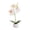 Blanc, variante sur VogueV Orchidée Phalaenopsis Artificielle en Pot - Plante Factice Réaliste pour Déco Maison Blanche