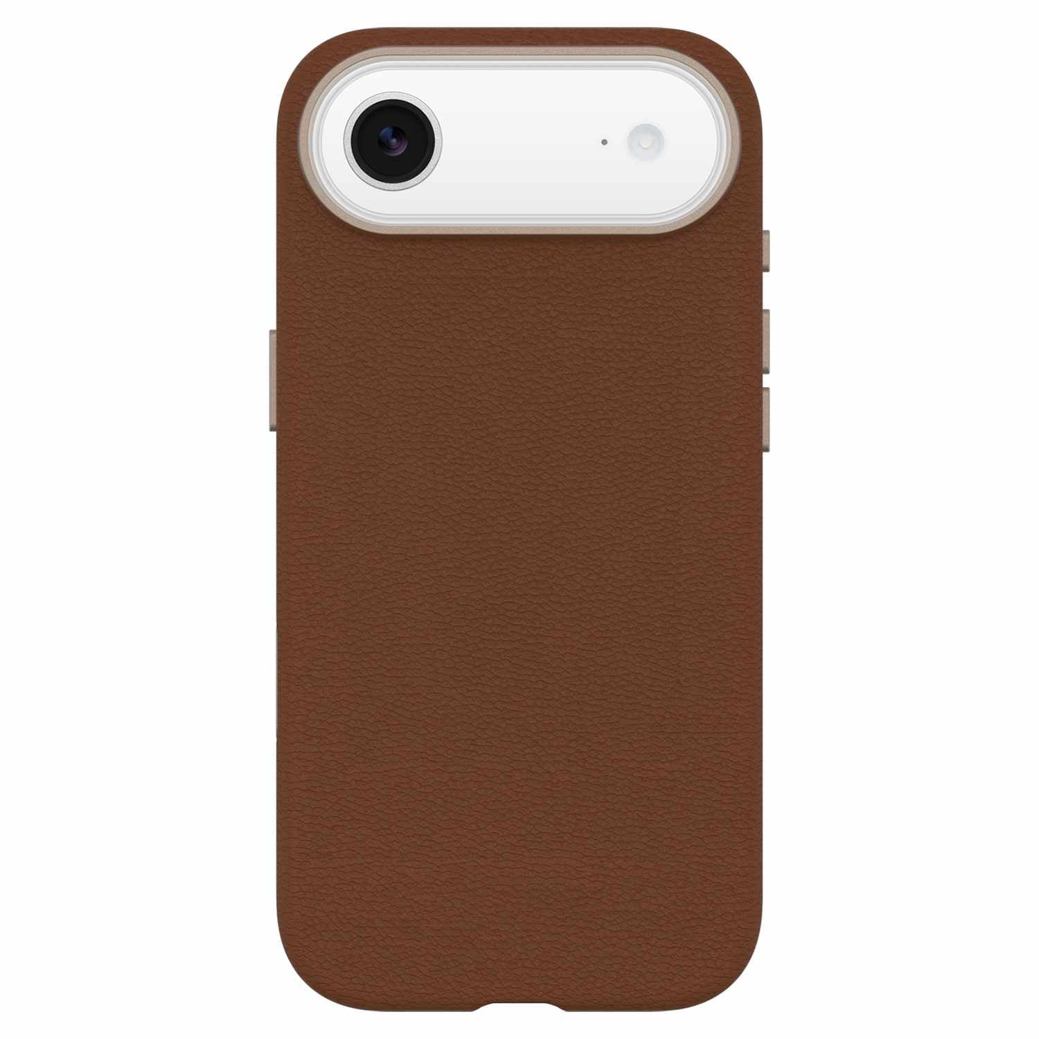 OtterBox Symmetry Cactus Leather MagSafe Case w/Camera Control Dessert Saddle (Brown) for iPhone Air