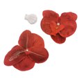 thumbnail image 1 of Decodeary 50 Pcs Têtes d'Orchidées Artificielles Réalistes avec et Longue Durée Rouge 1 Ensemble, 1 of 6